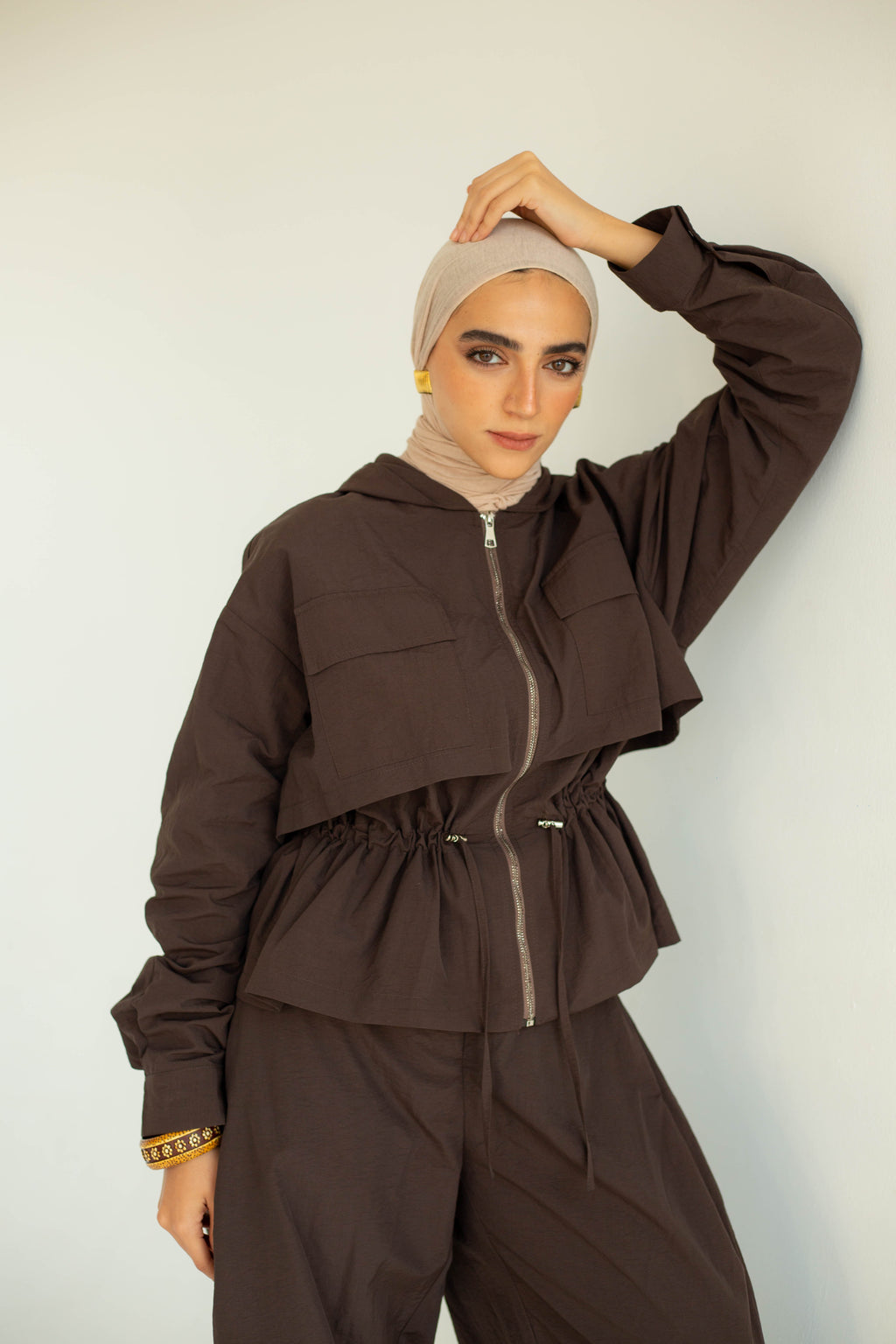 Brown Utility Co-ord Set