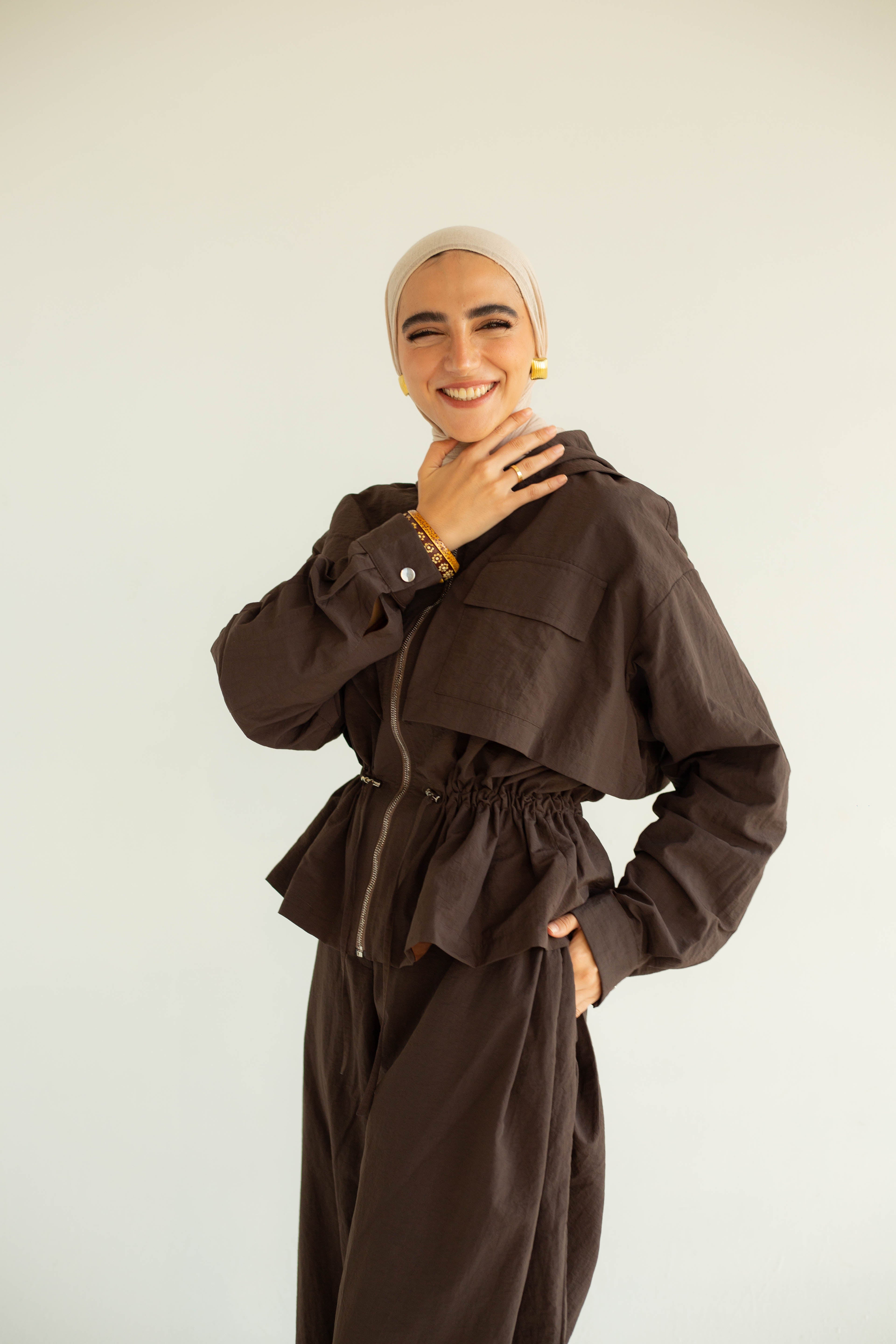 Brown Utility Co-ord Set