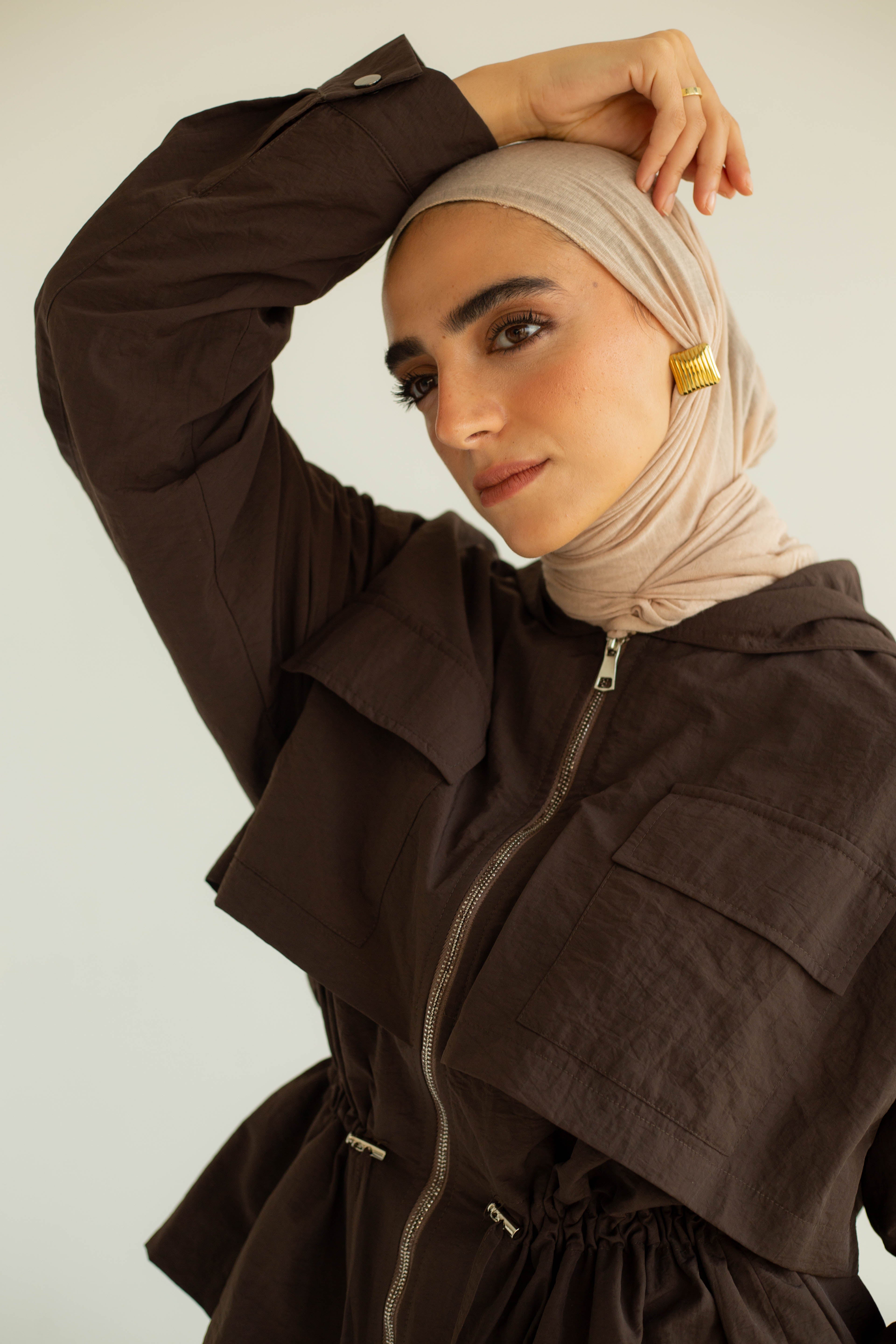 Brown Utility Co-ord Set