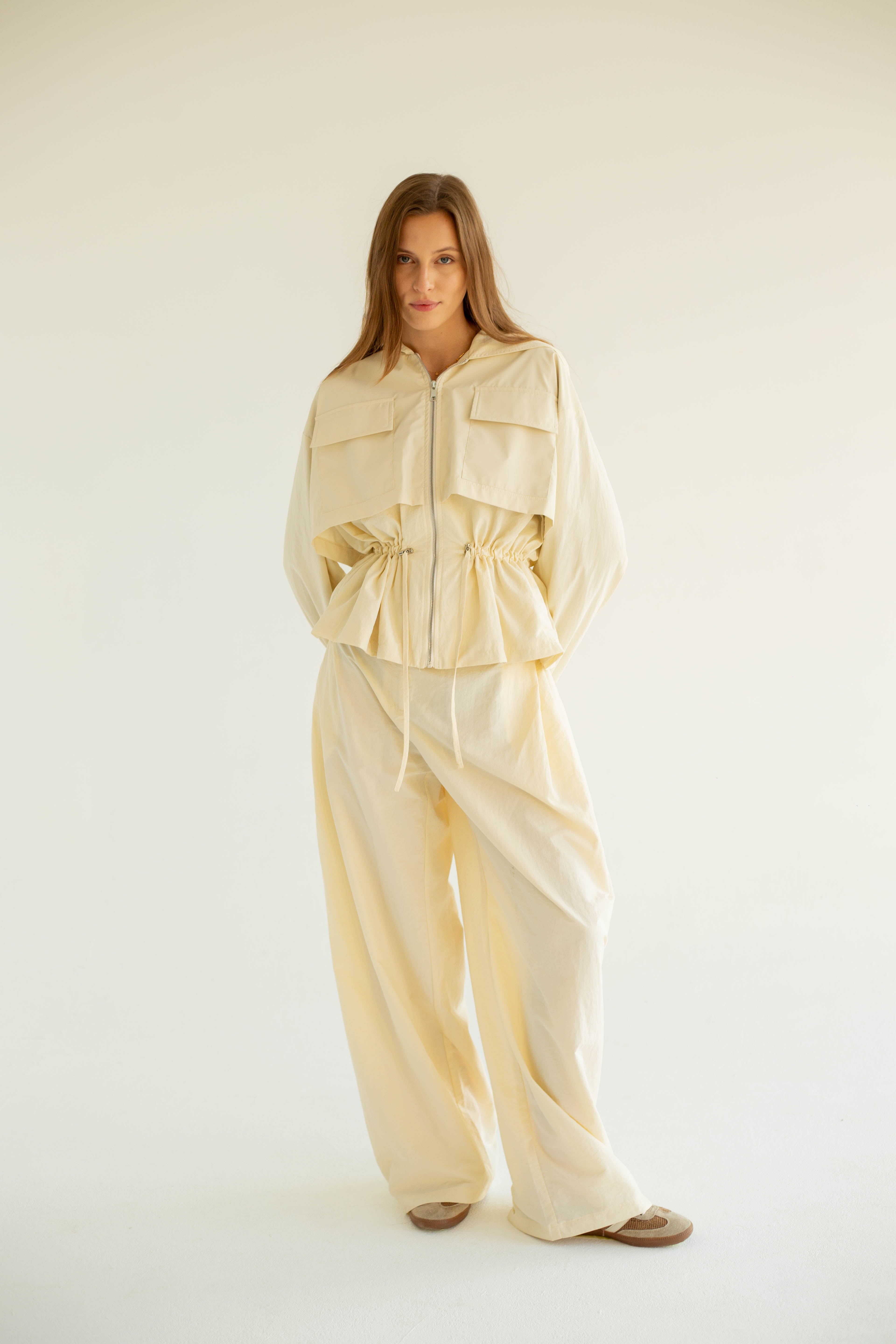 Beige Utility Co-ord Set