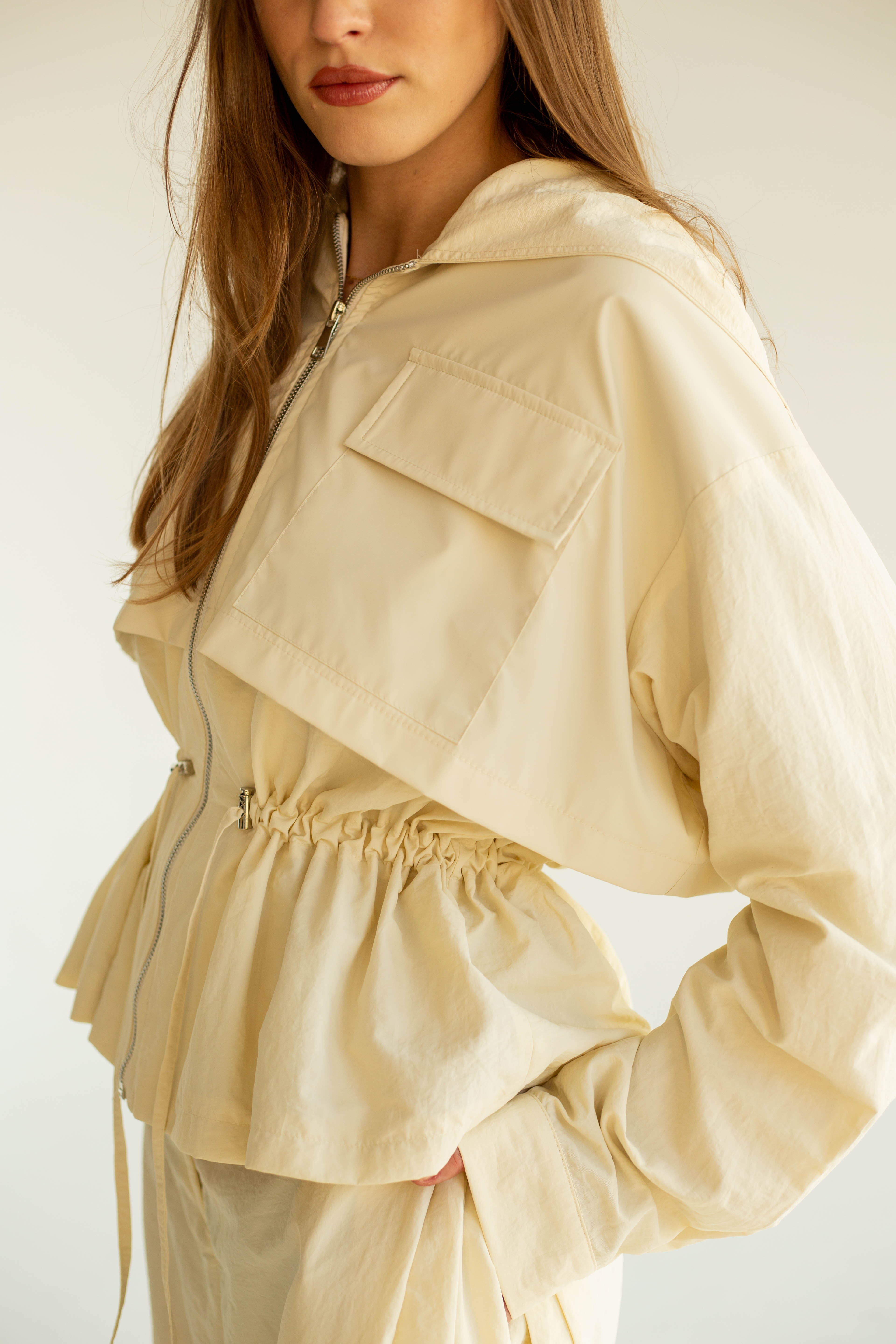 Beige Utility Co-ord Set