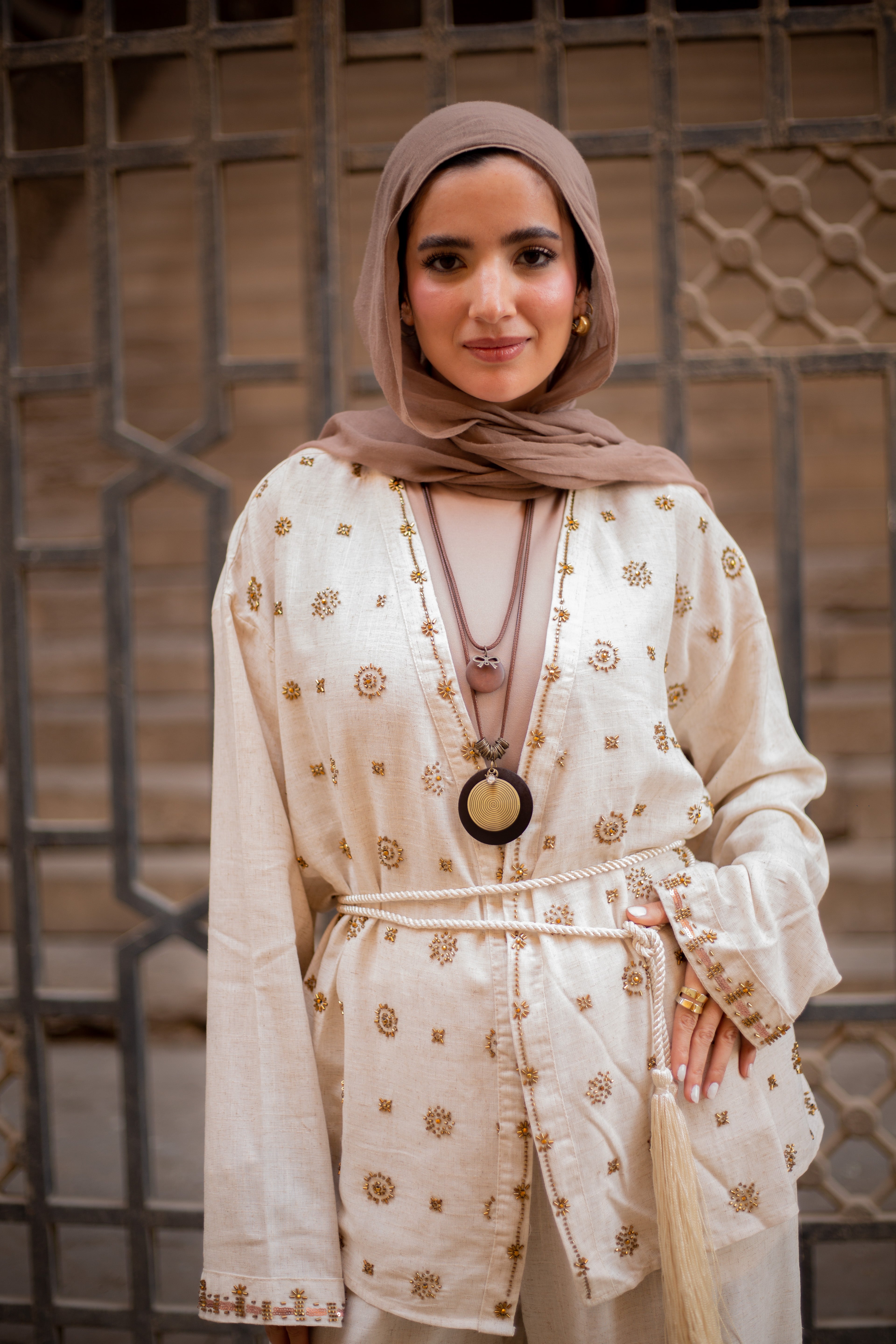 Qamar Embroidered Set