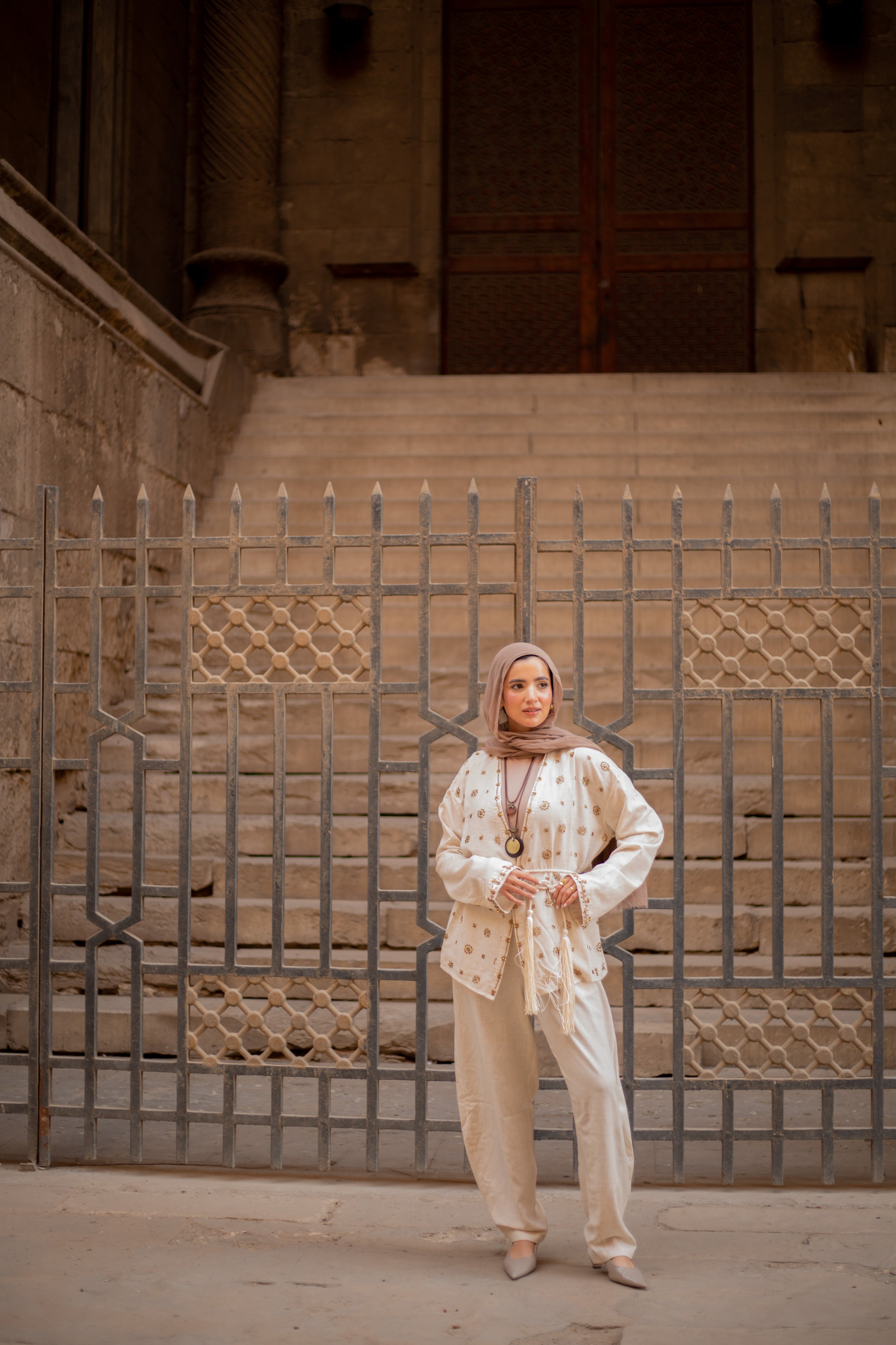 Qamar Embroidered Set