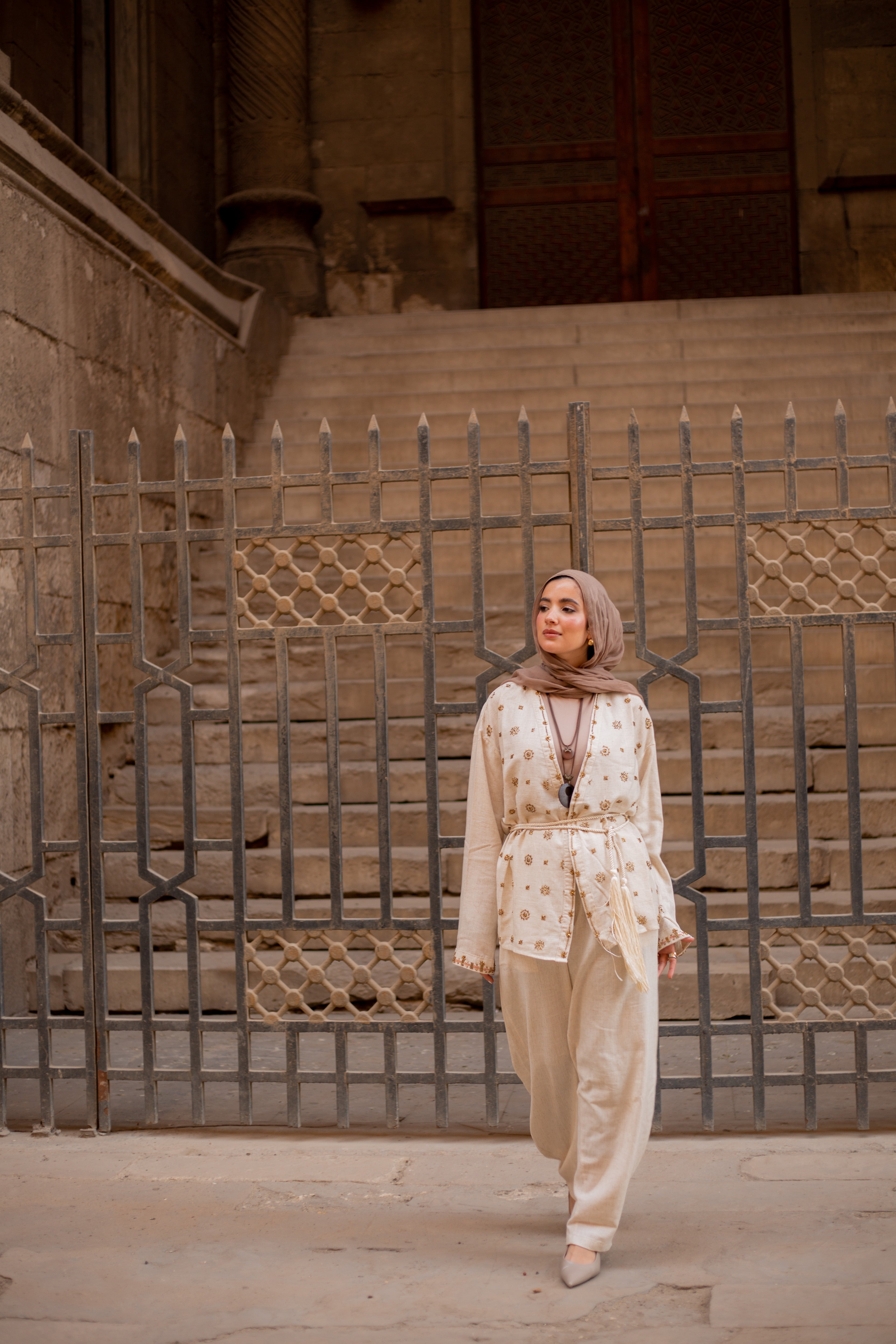 Qamar Embroidered Set