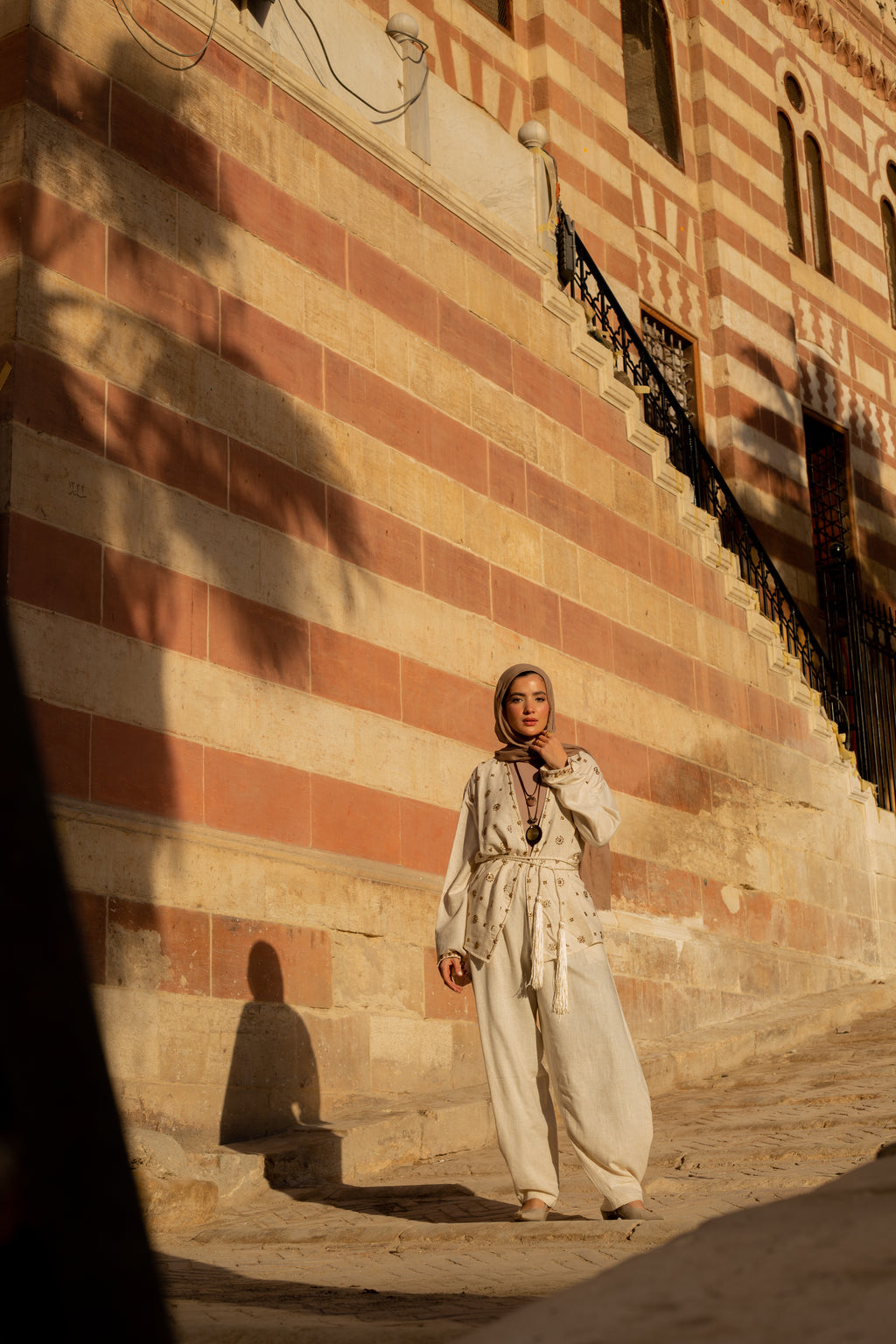 Qamar Embroidered Set