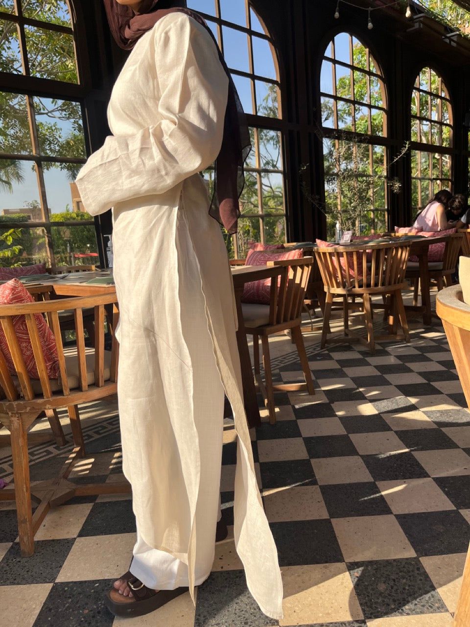 Beige Serene Dress