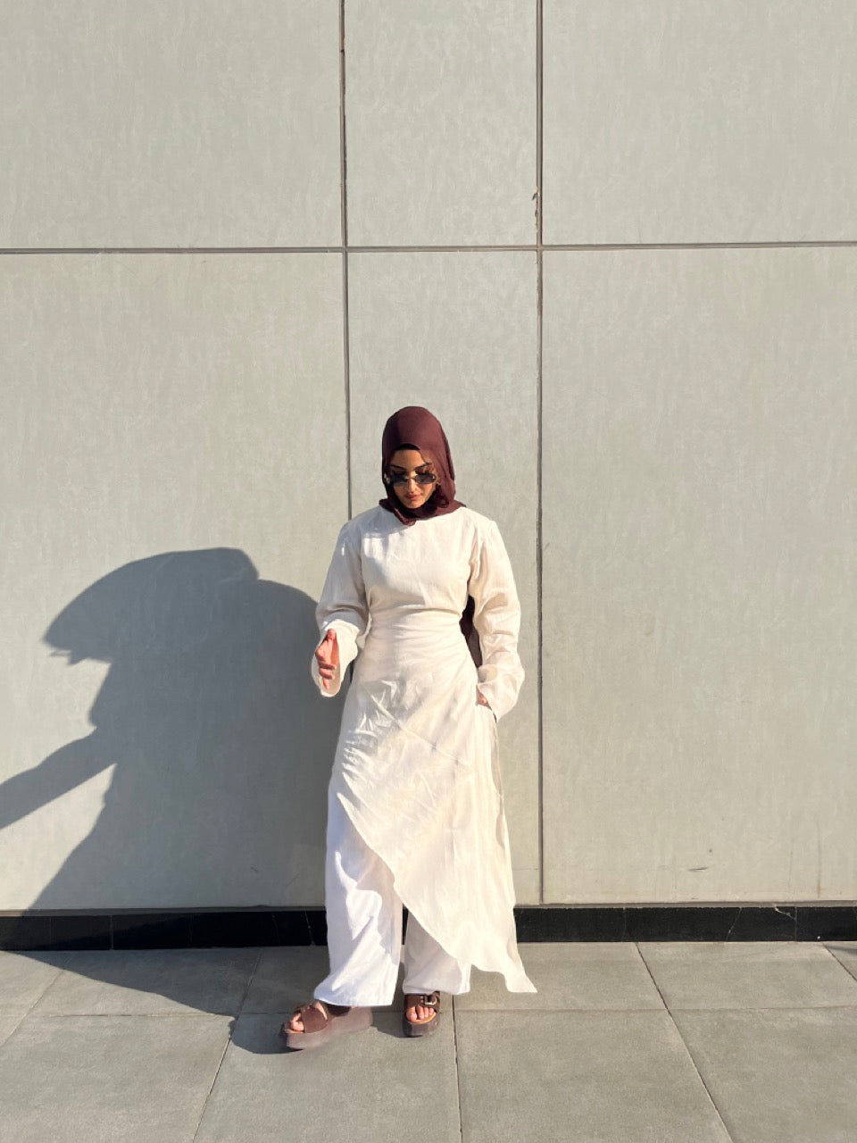 Beige Serene Dress