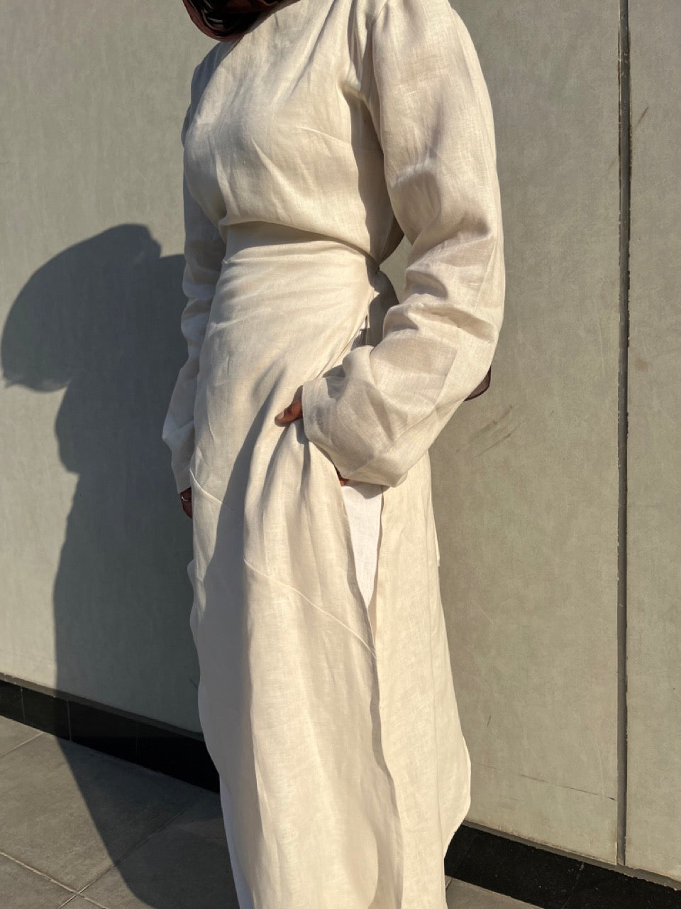 Beige Serene Dress