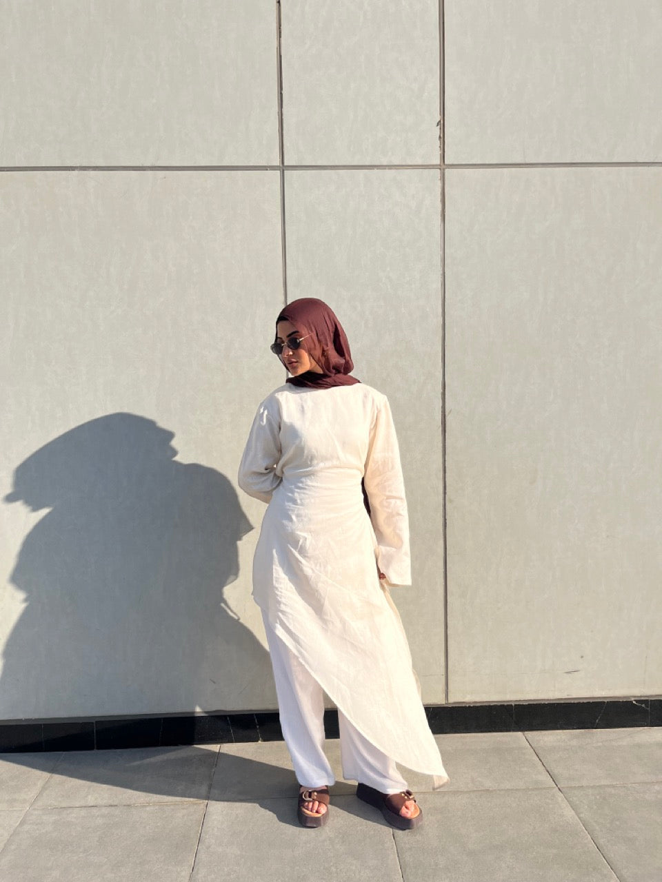 Beige Serene Dress